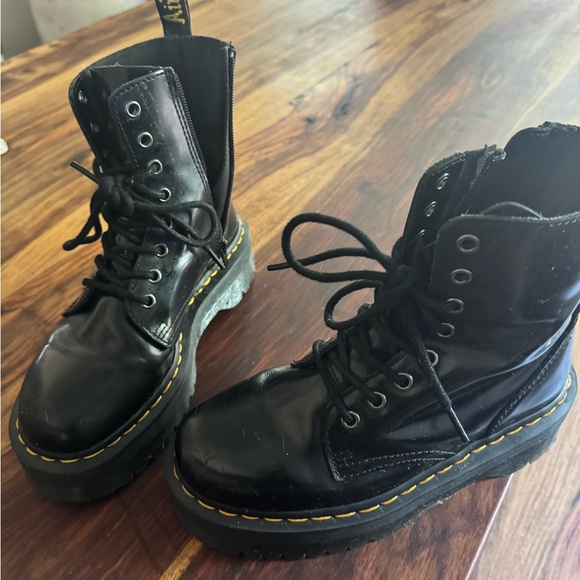 Dr. Martens Shoes - Dr. Martens Black Combat Boots